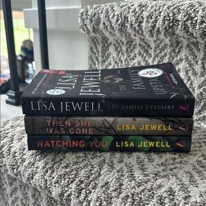 Lisa Jewell books. Set of 3: The Family Upstairs/Then She Was Gone/Watching You.